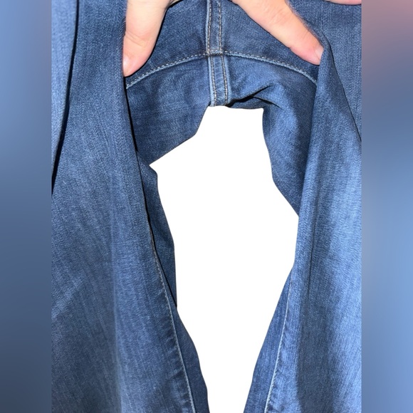 34 Heritage Charisma Relaxed Classic Straight Leg Jeans Dark Blue Mens 32x34 - Picture 5 of 14